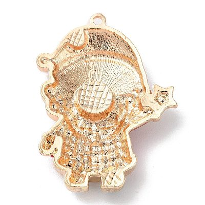 Christmas Zinc Alloy Rhinestone Pendnats LS-PALLOY-K008-01D-KCG-1