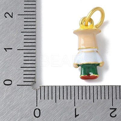 Brass Enamel Pendants LS-KK-D350-01A-1
