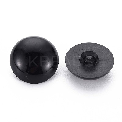 1-Hole Plastic Buttons BUTT-N018-033B-01-1