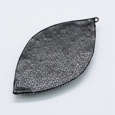 Natural Gemstone Big Pendants PEAR-F006-07-1