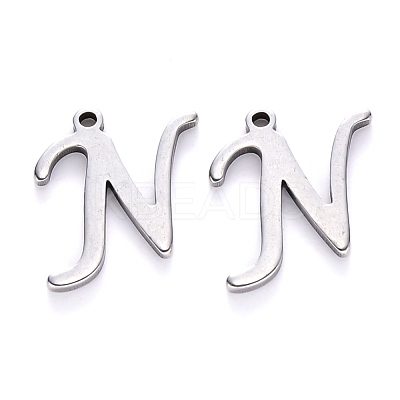 Tarnish Resistant 201 Stainless Steel Charms STAS-R105-N-1