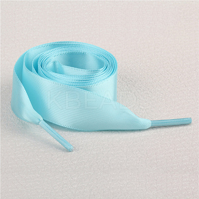 Flat Polyester Shoelaces AJEW-H155-04J-1