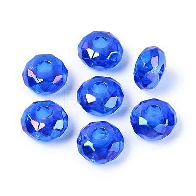 Transparent Acrylic European Beads OACR-E033-5G-1