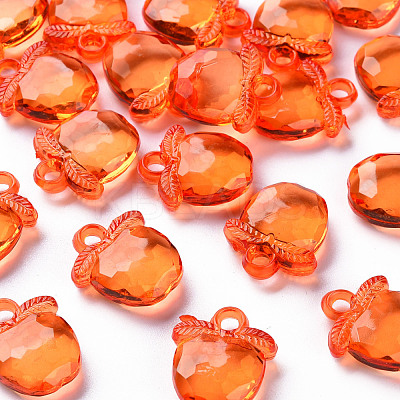 Transparent Acrylic Pendants TACR-S154-28B-84-1
