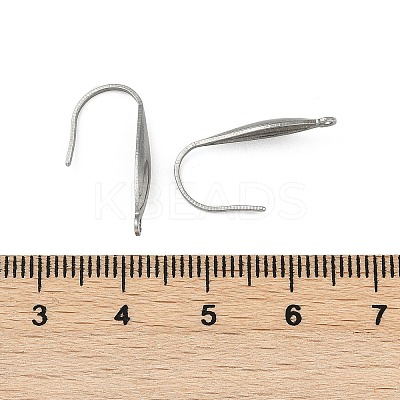 304 Stainless Steel Ear Wire Accessory X-STAS-Q336-12B-P-1