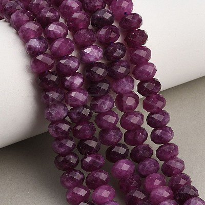Faceted Dyed Natural White Jade Beads Strands GG-CBAE966-01A-K-1