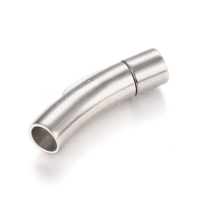Tarnish Resistant 304 Stainless Steel Bayonet Clasps X-STAS-L238-004A-P-1