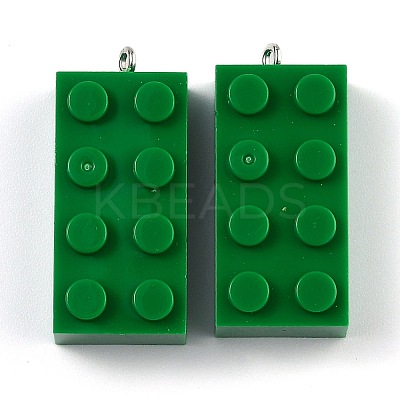 Opaque Acrylic Pendants MACR-B0001-02L-1
