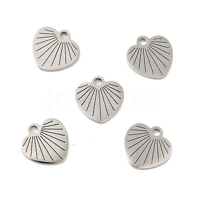 Non-Tarnish 201 Stainless Steel Pendants STAS-E015-08P-1
