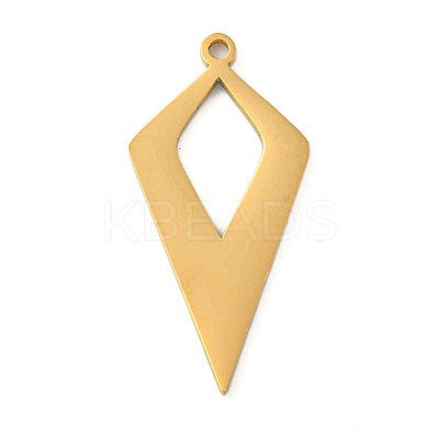 Ion Plating(IP) 304 Stainless Steel Pendants STAS-B056-24G-01-1