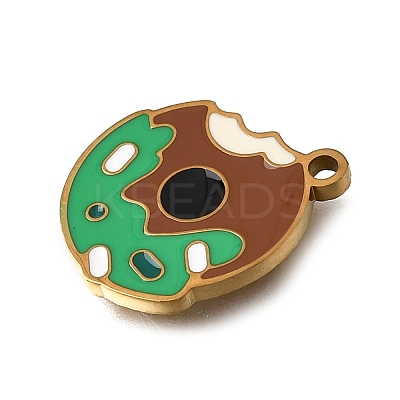 304 Stainless Steel Enamel Pendants SA-CBAA2E4-06A-G-1