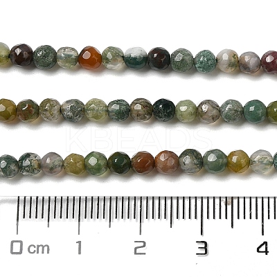 Natural Moss Agate Beads Strands G-H302-A03-01-1