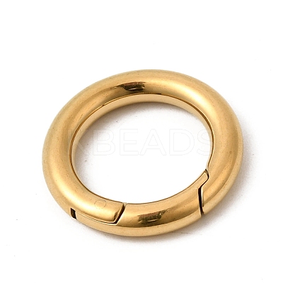 304 Stainless Steel Spring Gate Rings STAS-B128-05G-03-1
