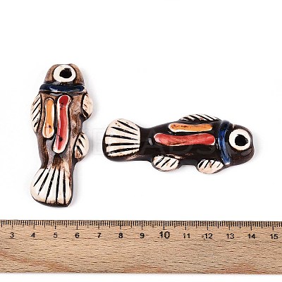 Handmade Porcelain Big Pendants PORC-T133-38-1