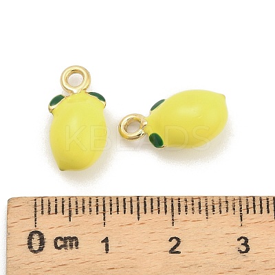 304 Stainless Steel Enamel Pendants STAS-D384-04D-G-1