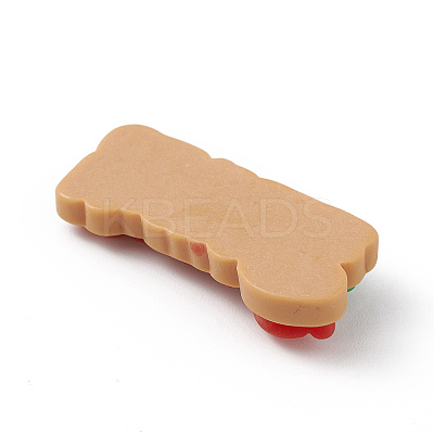 Christmas Theme Opaque Resin Cabochons CRES-M013-01-1