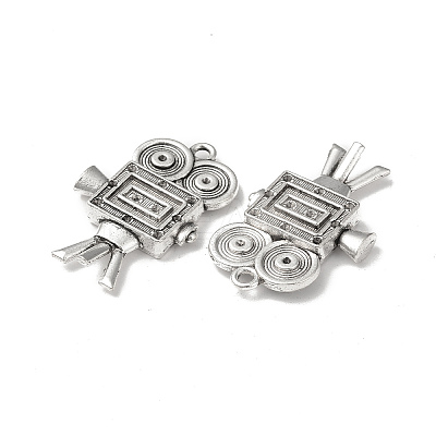 Tibetan Style Alloy Pendants TIBEP-L019-01AS-1
