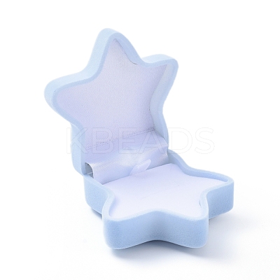 Starfish Shape Velvet Jewelry Boxes VBOX-L002-D02-1