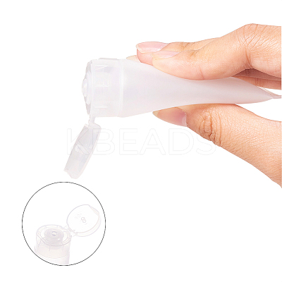20ml Matte PE Plastic Refillable Flip Top Cap Bottles X1-MRMJ-WH0024-01A-1