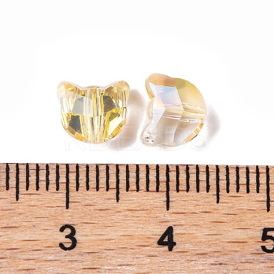 100Pcs Electroplate Glass Beads EGLA-P060-01A-HP01-1