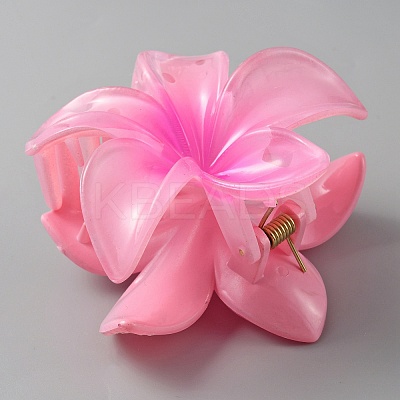 Opaque Plastic Claw Hair Clips for Woman Girls Thick Hair PHAR-WH0017-09C-1