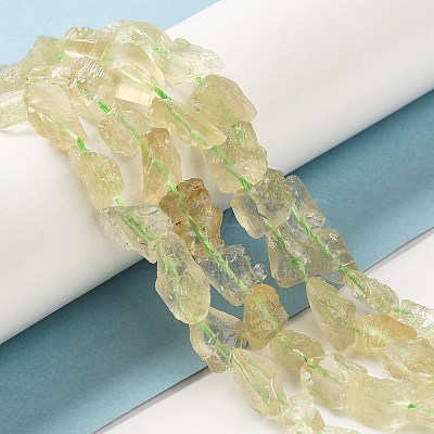 Raw Rough Natural Topaz Crystal Beads Strands G-I283-G05-01-1