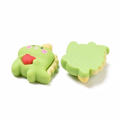 Opaque Resin Cabochons RESI-H142-B01-1