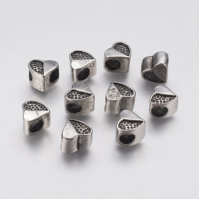 Ion Plating(IP) 304 Stainless Steel European Beads STAS-J022-093AS-1