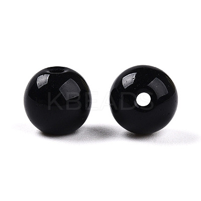 Opaque Solid Color Glass Beads GLAA-N007-8mm-A16-1
