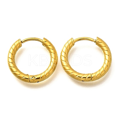 304 Stainless Steel Hoop Earrings for Women EJEW-M068-11B-G-1