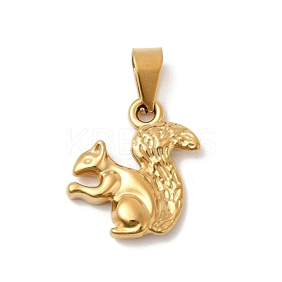 Animal Theme 304 Stainless Steel Pendants STAS-B167-27D-G-1