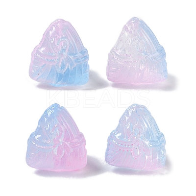 Baking Paint Glass Beads GLAA-S202-15B-1