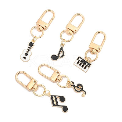 5Pcs Alloy Enamel Pendant Decorations HJEW-FS00035-02-1