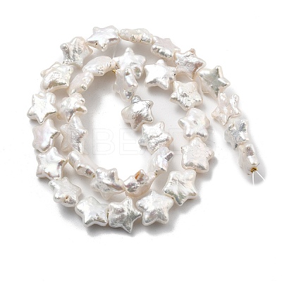 Natural Baroque Keshi Pearl Beads Strands PEAR-P064-04B-01A-1
