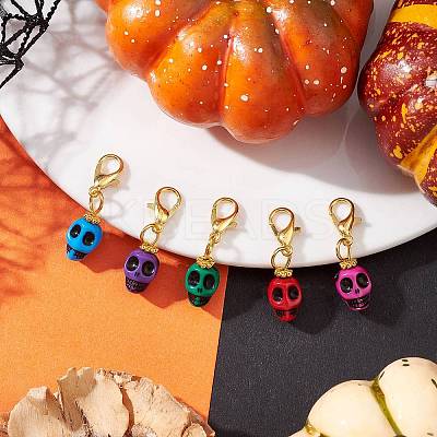 Plastic Pendant Decorations HJEW-JM03943-02-1