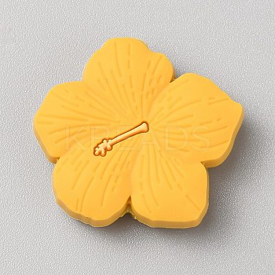 Flower Food Grade Eco-Friendly Silicone Focal Beads LS-SIL-CJC0012-05A-1