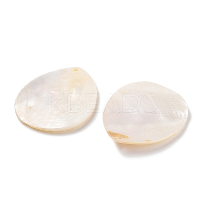Natural Freshwater Shell Pendants SHEL-D082-01D-1