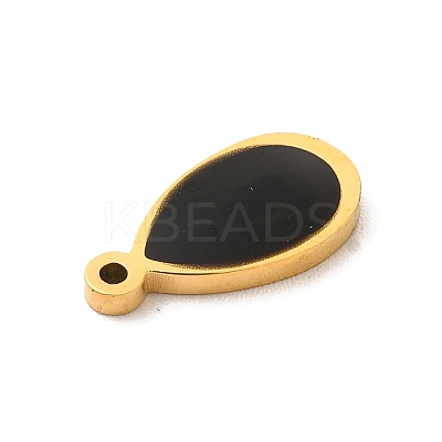 304 Stainless Steel Enamel Charms STAS-A078-05G-1