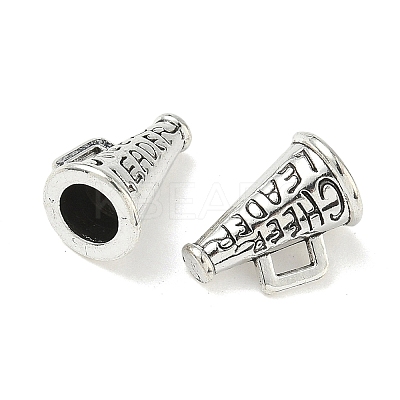 Cheerleader Megaphone Tibetan Style Alloy Pendants TIBEP-NH0001-01A-AS-1