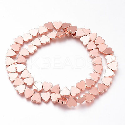 Non-magnetic Synthetic Hematite Beads Strands G-A181-A02-1