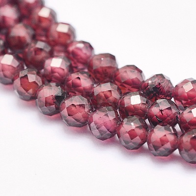 Natural Garnet Beads Strands LS-G-O166-13C-3mm-1