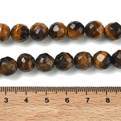 Natural Tiger Eye Beads Strands GG-CBA12F1-A02-10MM-1