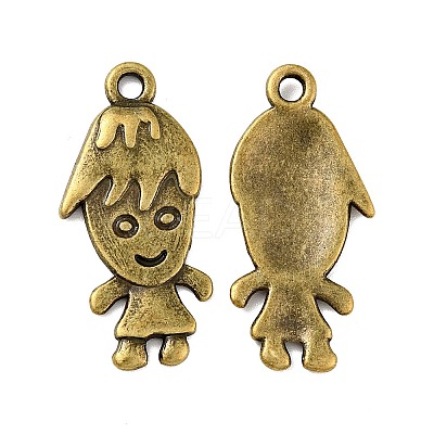 Tibetan Style Alloy Pendants TIBEP-EA13550Y-AB-LF-1