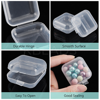 Transparent Plastic Box CON-WH0085-93-1