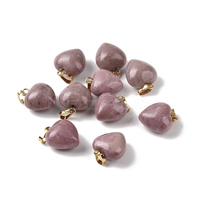 Natural Rhodonite Pendants G-I311-A02-G-1