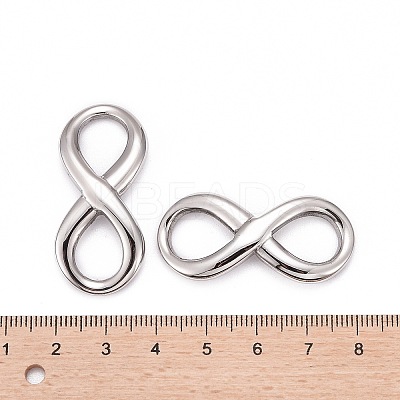 Tarnish Resistant Smooth Surface 304 Stainless Steel Infinity Links connectors LS-STAS-N006-03-1