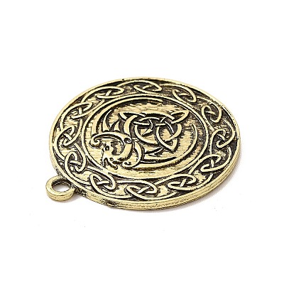 Tibetan Style Alloy Pendants PALLOY-B008-02AB-1
