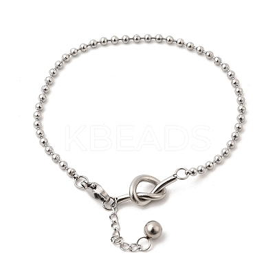 304 Stainless Steel Ball Chain Bracelets for Women LS-BJEW-D407-04P-1