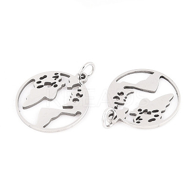 Non-Tarnish 201 Stainless Steel Pendants STAS-S105-T562D-1-1
