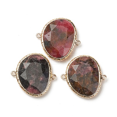 Natural & Synthetic Gemstone Links Connectors G-D058-10G-1